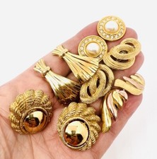 Lot 5 Pair NAPIER & MONET Gold