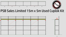 Used Cuplock Scaffold 15m x 5m inc NEW Scaffold Boards Cuplok INC VAT