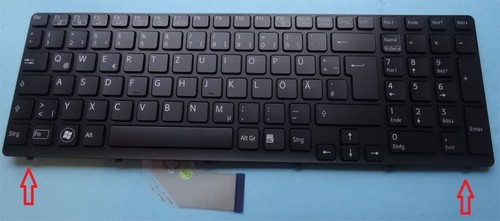 Keyboard sony vaio sve1513w1eb - keyboard,