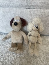 Wallace And Gromit Fluffles And Gromit 12” Plush Soft Toys Rainbow Designs HTF