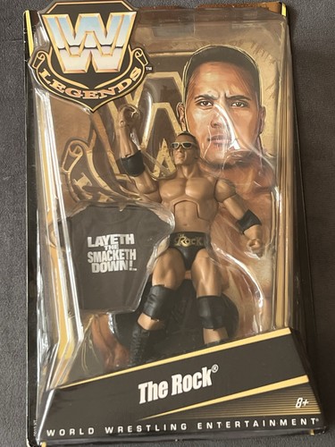 The rock figure mattel legends - rock,