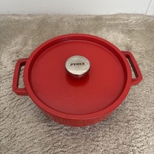 Pyrex Red Large Cast Iron
