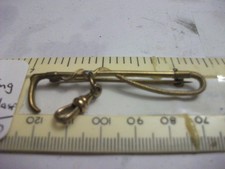 Vintage Horse Riding Crop Clasp Fob Brass