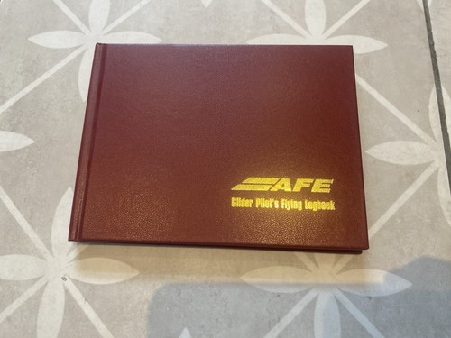 Glider pilots flying logbook - glider,