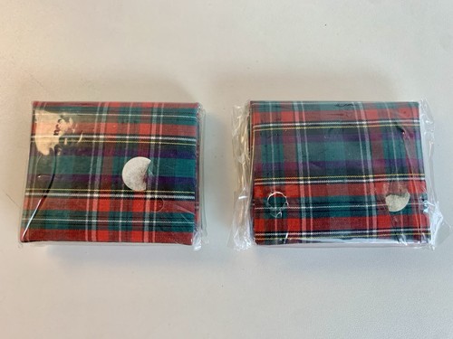 Vintage tartan folding photo - tartan,