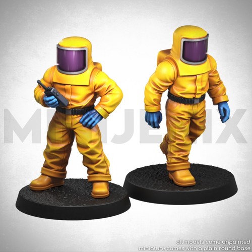 Hazmat scientists cyberpunk - 2x,
