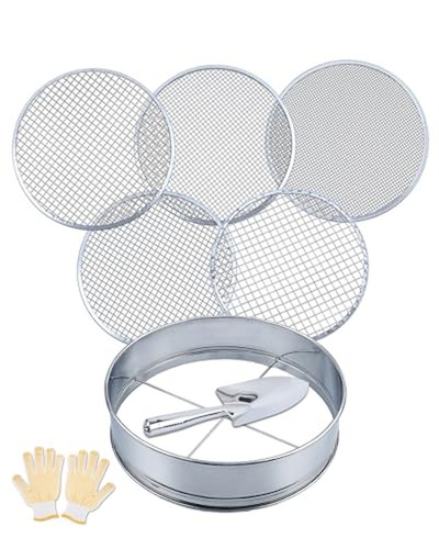 Soil sifter set with - soil,