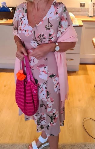 Jolie moi pink floral fit - moi,
