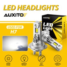 AUXITO H7 LED Headlight Bulbs High Low Beam Super Bright White CANBUS ERROR FREE