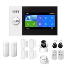 2MP Camera 2.4G WiFi 4G GSM with Siren & Door Window Sensor Smart Alarm System