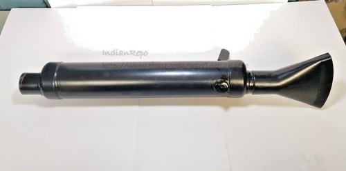 Muffler fishtail black - muffler, &
