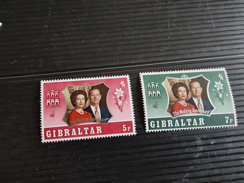 Gibraltar 1972 306 307 - gibraltar, sg