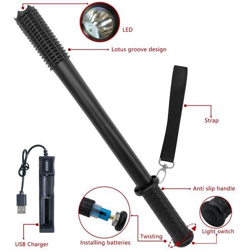 Led flashlight rechargeable - led,
