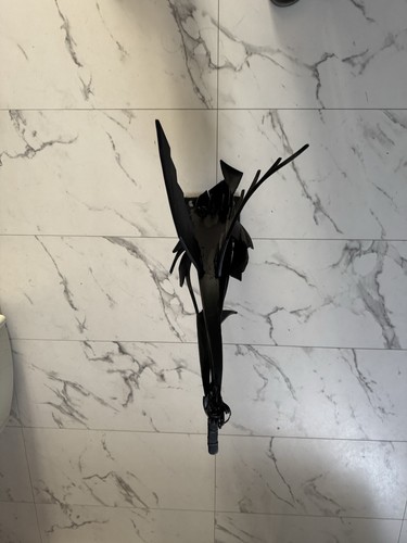 Metal art sculpture bird - metal,
