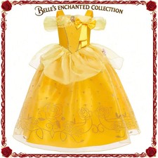 Princess Belle Costume Girls