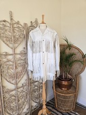 Vintage leather leather fringe