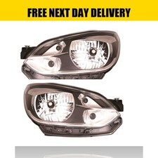 Fits Vw Up 2012-2016 Chrome  Headlight Headlamp Pair Right Left O/S N/S