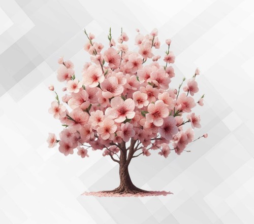 Cherry blossom tree wall - blossom,