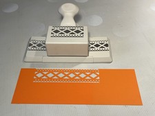 MARTHA STEWART Double Edge Infinity Border Punch - Sharp Cut, Pristine 