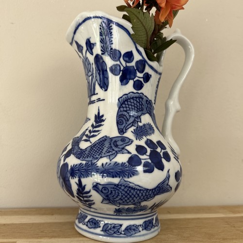Vintage chinese blue - blue, white