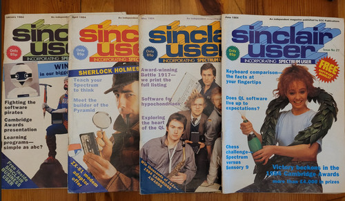 Sinclair user magazine - magazine, 1984