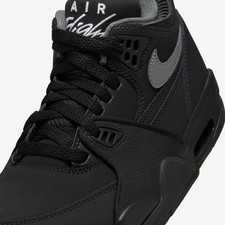 Nike Air Flight 89 (GS) Black/grey/white Size Uk 5.5 New In Box RRP £60