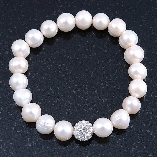 10mm freshwater pearl with - 10mm,