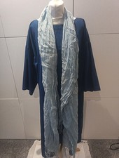 Eskandar Blue Denim Scoop Neck