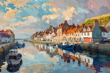 SEASIDE BEACH SEASCAPE CANVAS