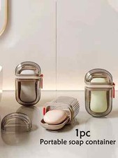 Light Luxury Travel Soap Box Double Drains Soap Holders Soap Dishes Outdoor UK..