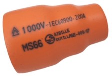 SIBILLE OUTILLAGE MS66 27mm 12 Point 1000V INSULATED SOCKET 1/2" Square Drive