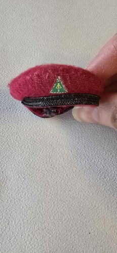Red beret for vintage action - beret,