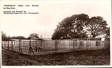 Portsmouth Steel Co. Flextella Chain Link Fencing for Dog Runs. 