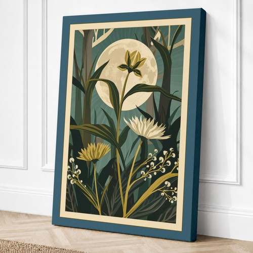 Art deco botanical - art,