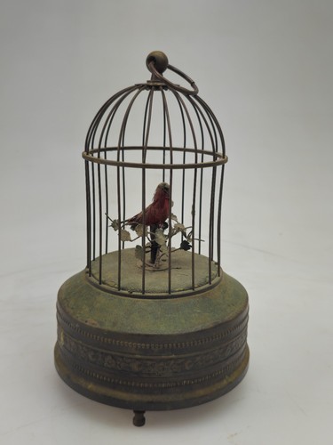 Antique automaton singing bird - antique,