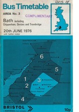 BRISTOL BUS TIMETABLE BOOK
