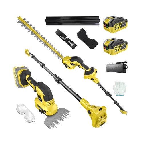 Cordless pole hedge - 4-in-1,