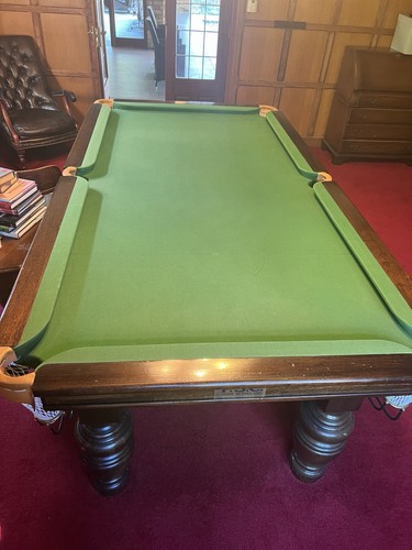 Snooker pool table green - ft, table,
