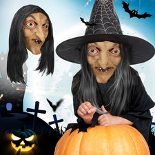 Halloween Old Witch Mask
