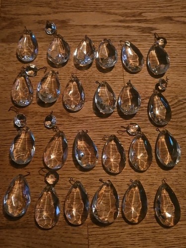 Vintage glass crystal - vintage, faceted