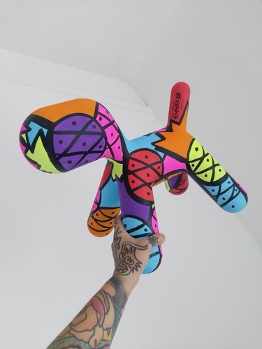 Knapple graffiti sculpture - knapple,