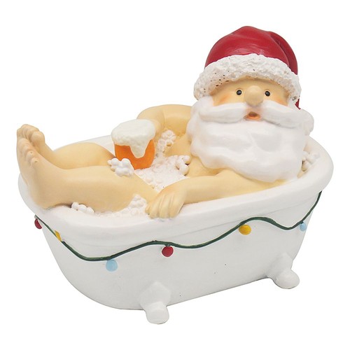 Christmas santa the bath - santa,