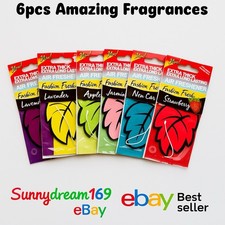 Car Air fresheners Extra Thick LongLASTTNG 6 X 1 Pack Amazing Fragrances