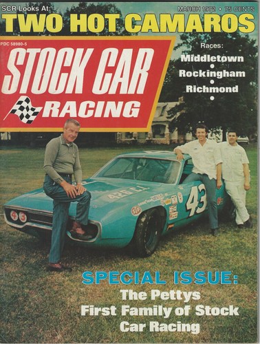 Stock car racing march 1972 - stock,