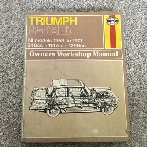 Haynes triumph herald workshop - haynes,