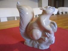 Vintage Squirrel On Branch - Porcelanas Miquel Requena – Valencia, Spain