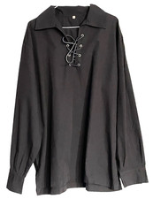 Highland Ghillie shirt L black