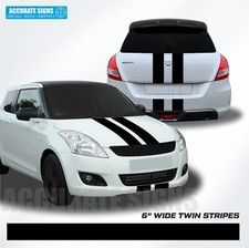 Bonnet and boot Stripes front