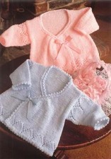 BABY KNITTING PATTERN dk cross