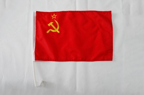 Ussr car flag - ussr,